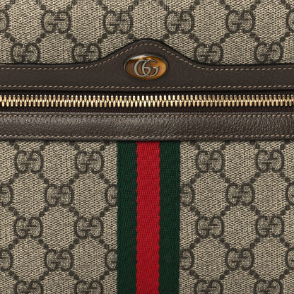 Gucci GG Supreme Monogram Web Small Ophidia Shoulder Bag Brown 9 of 11