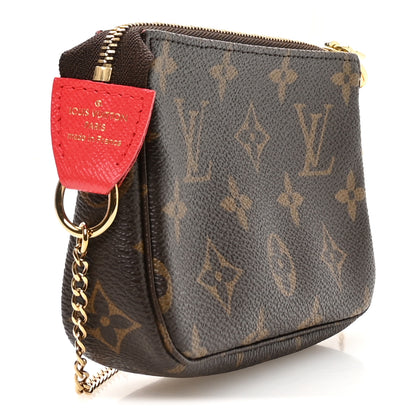 Louis Vuitton Monogram 2021 Christmas Animation London Mini Pochette Accessories Red 3 of 8