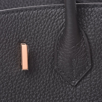 Hermes Togo Birkin 25 Black 24 of 37