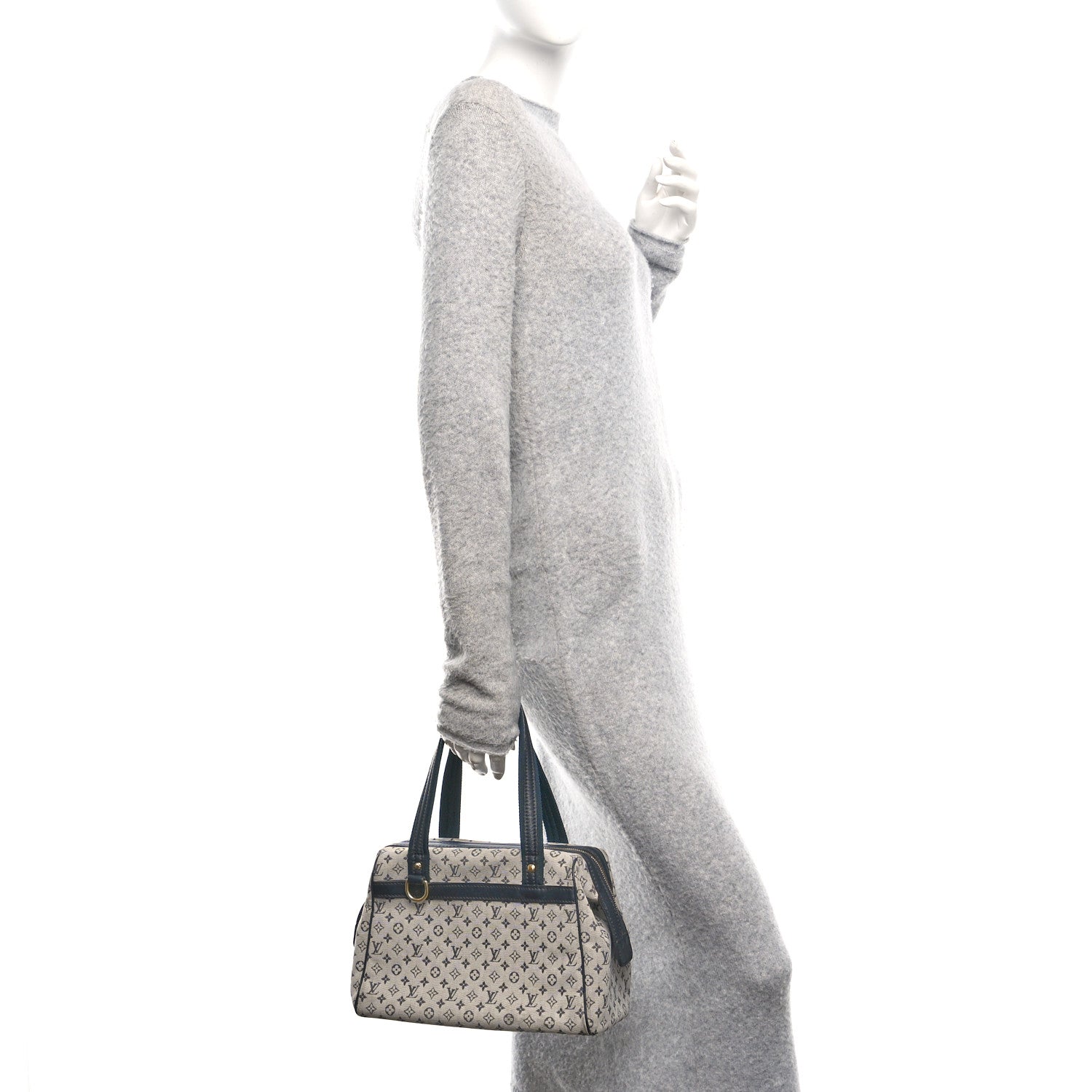Louis Vuitton Mini Monogram Josephine PM Blue 2 of 9