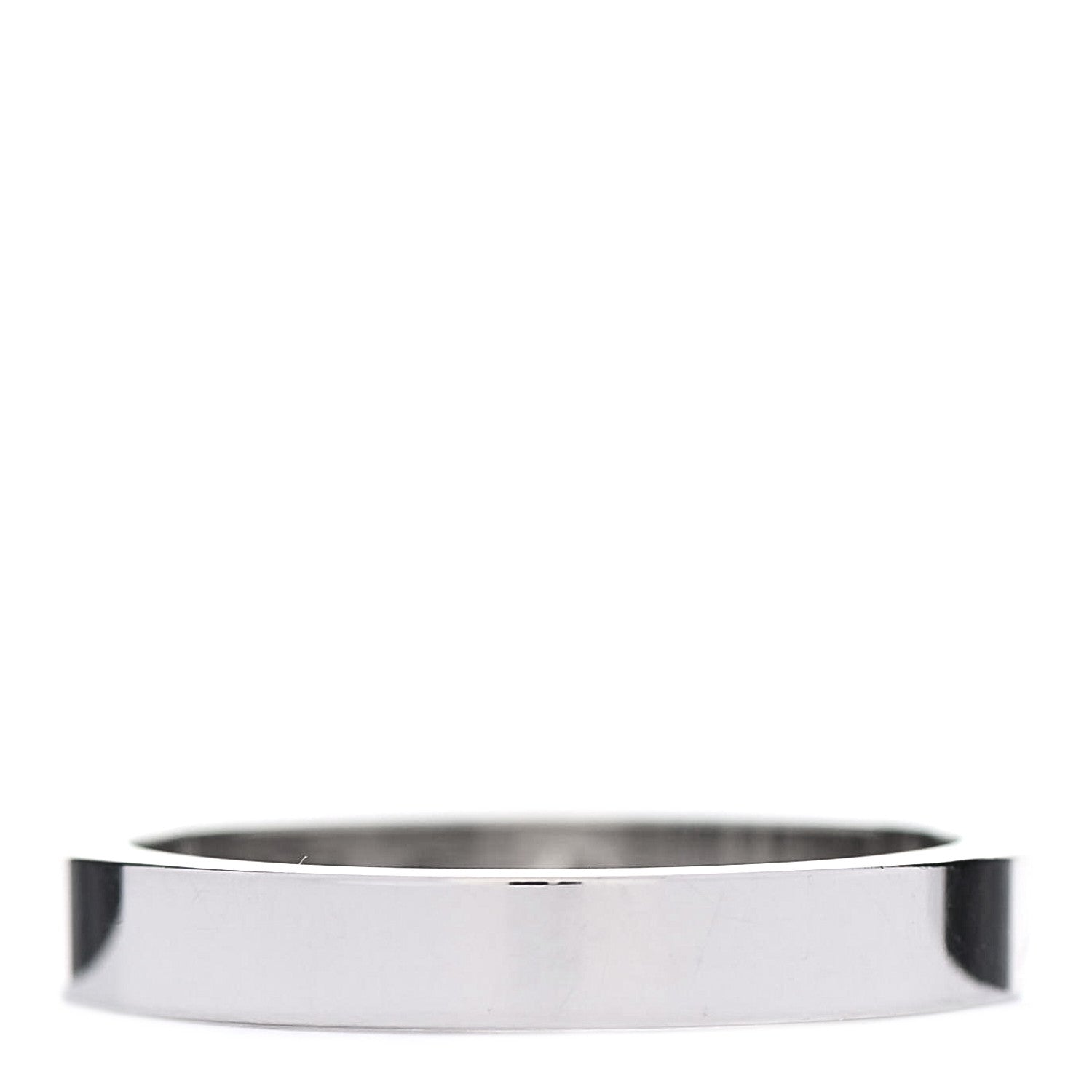 Cartier Platinum Diamond 3mm C De Cartier Wedding Band Ring 51 5.75 3 of 6