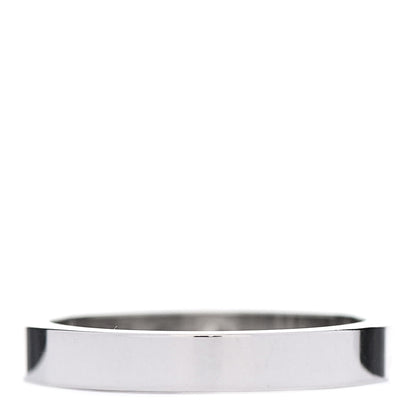 Cartier Platinum Diamond 3mm C De Cartier Wedding Band Ring 51 5.75 3 of 6