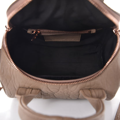 Alexander Wang Pebbled Lambskin Mini Rockie Latte Rose Gold Hardware 5 of 9