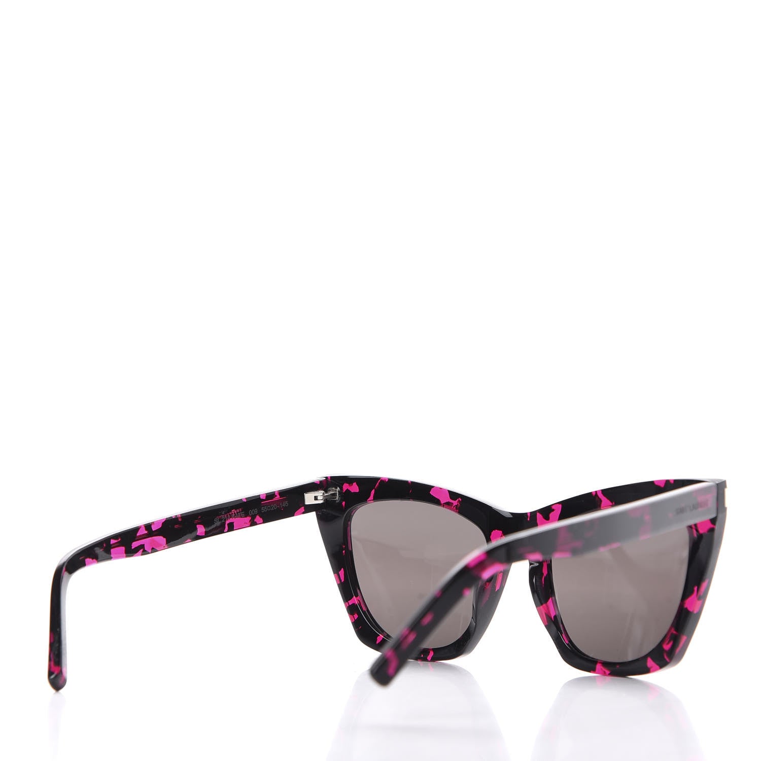 Saint Laurent New Wave SL214 Kate Cat Eye Sunglasses Pink Black 4 of 7