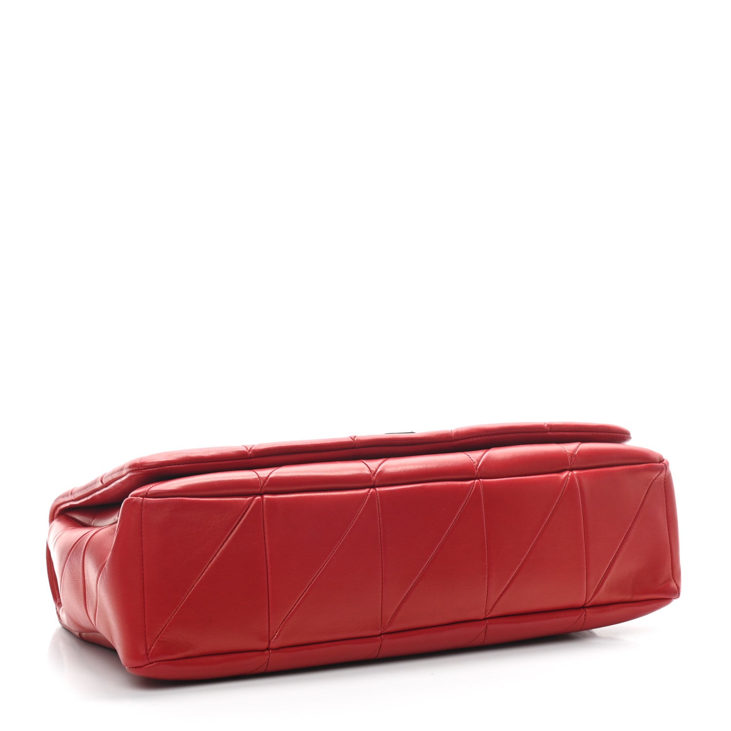 Saint Laurent Lambskin Patchwork Monogram Large Jamie Red 11 of 25
