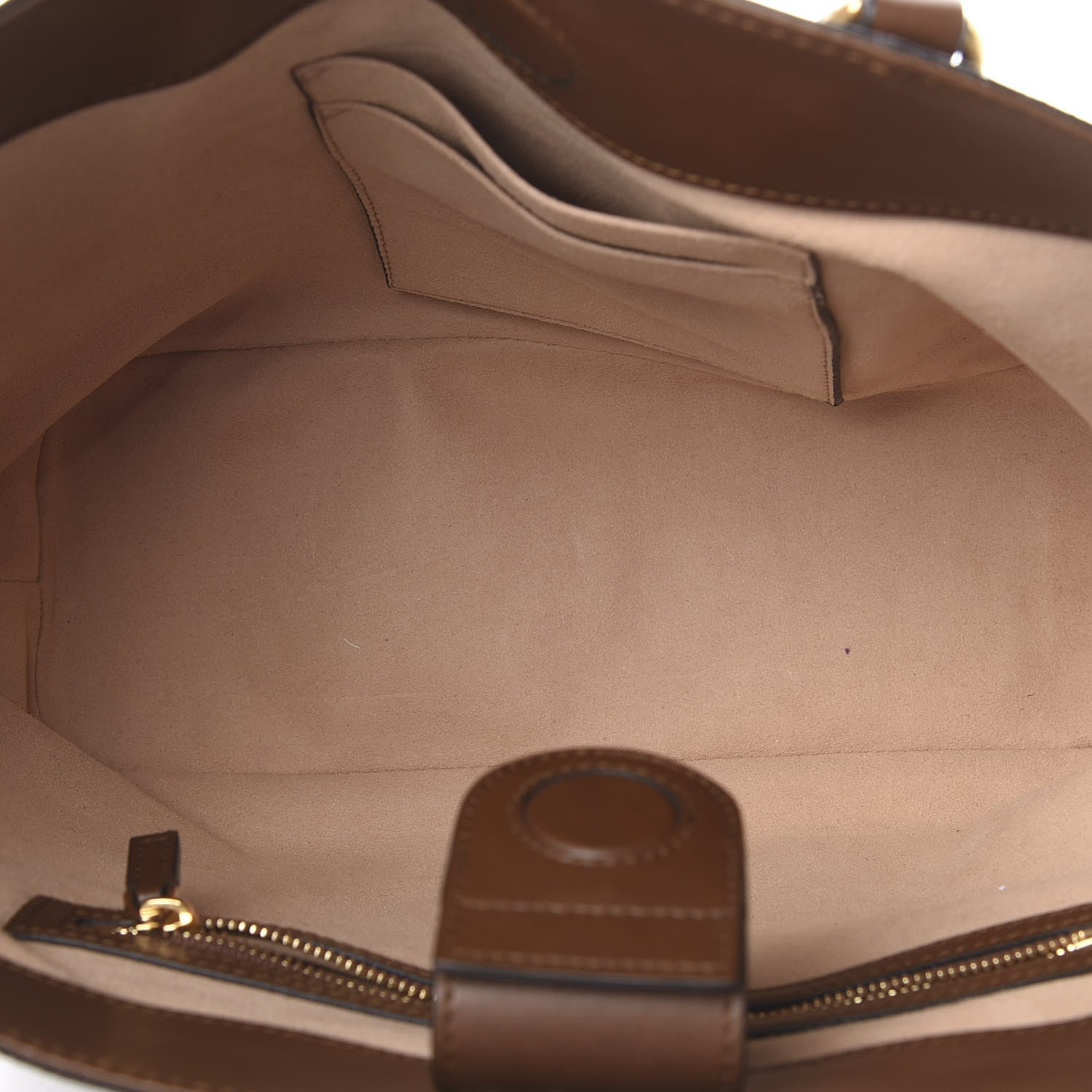 Gucci Soft GG Supreme Monogram Small Crossbody Tote Beige Cuir 6 of 11