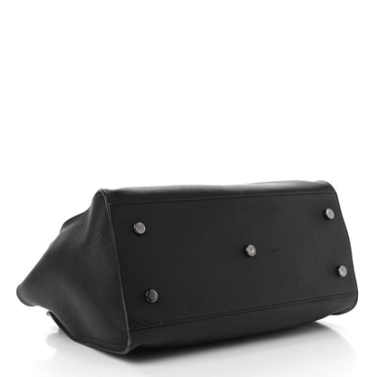 Saint Laurent Calfskin Small Monogram Cabas Black 4 of 13