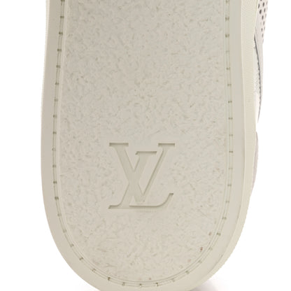 Louis Vuitton Damier Azur Perforated Mens High Top Player Sneaker 8 White 8 of 8