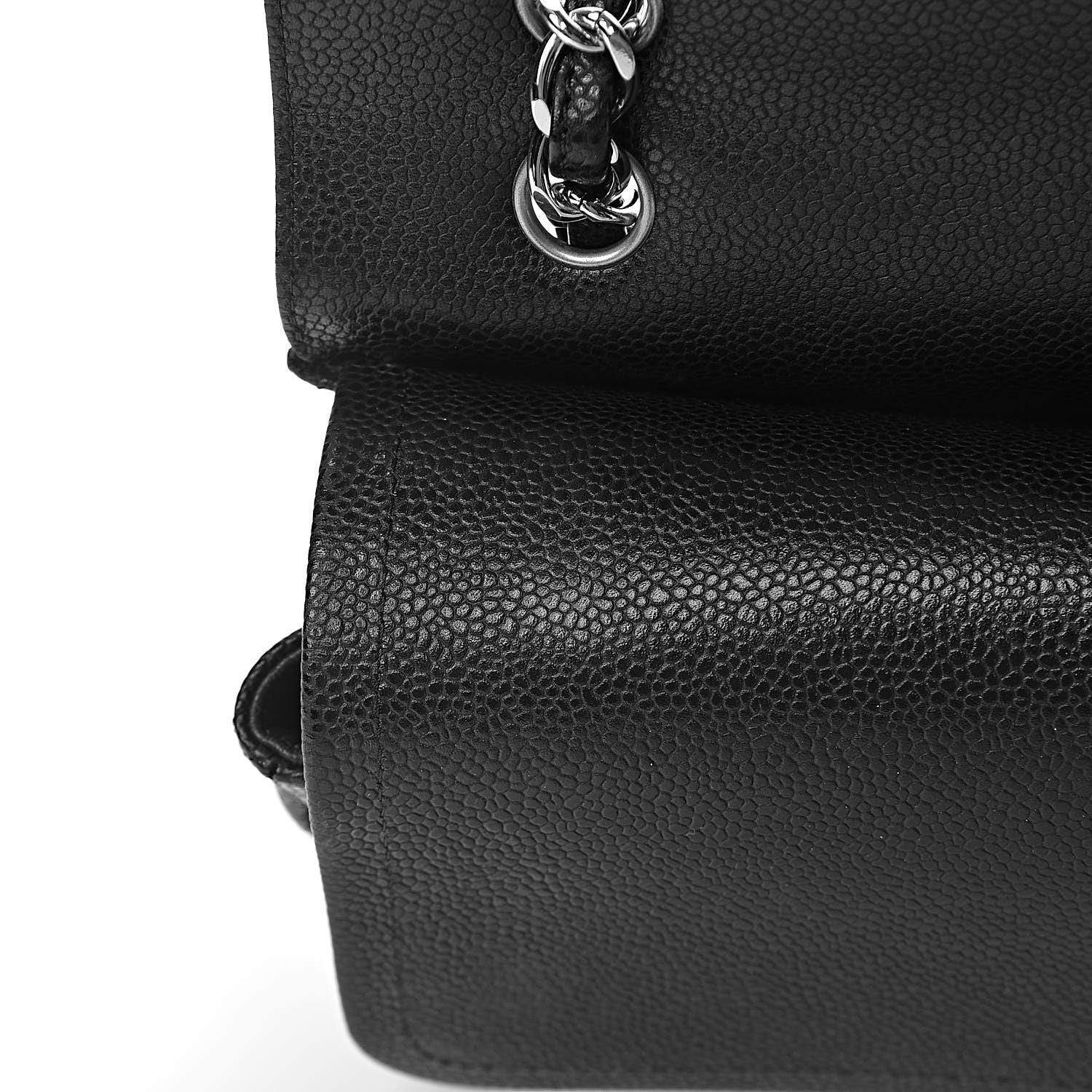 Chanel Caviar Quilted Maxi Double Flap Black 8 of 14