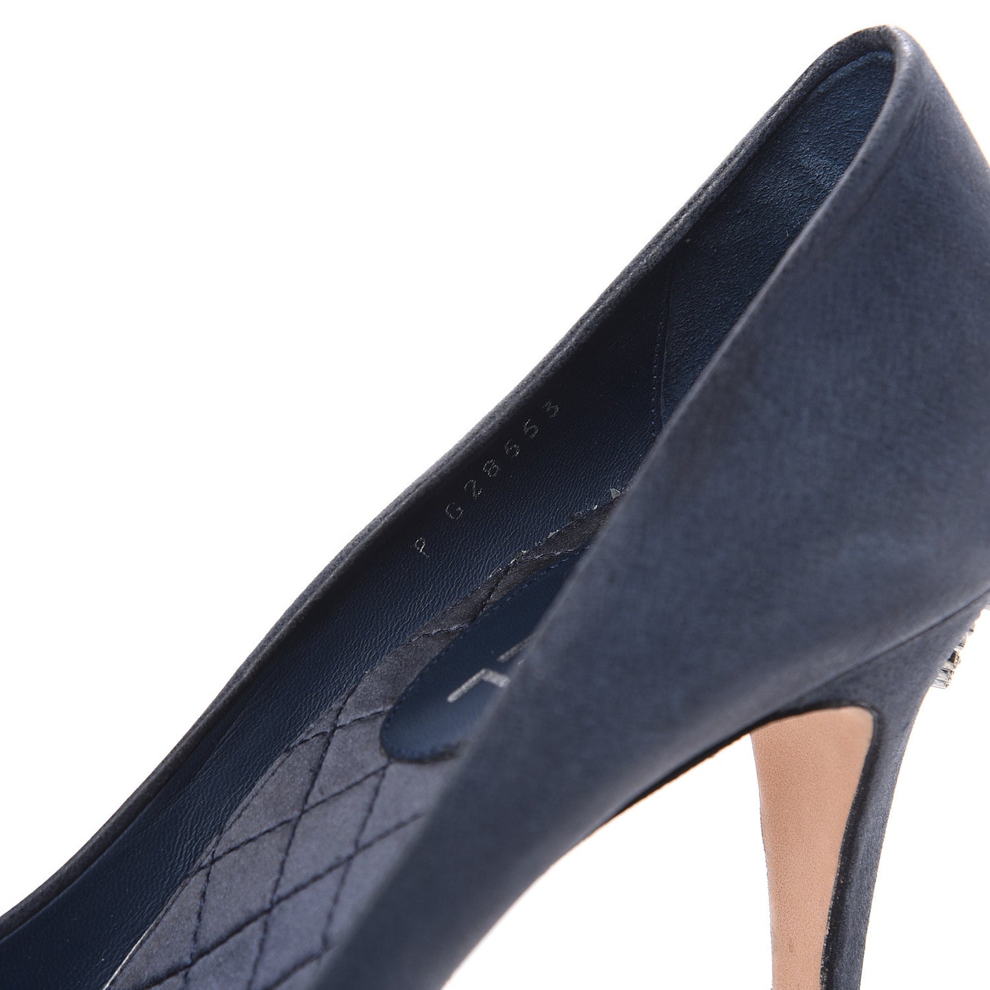 Suede Crystal CC Pumps 42 Blue