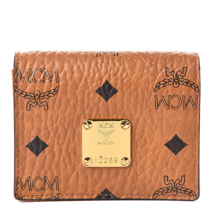 MCM Visetos Heritage Card Case Cognac 1 of 10