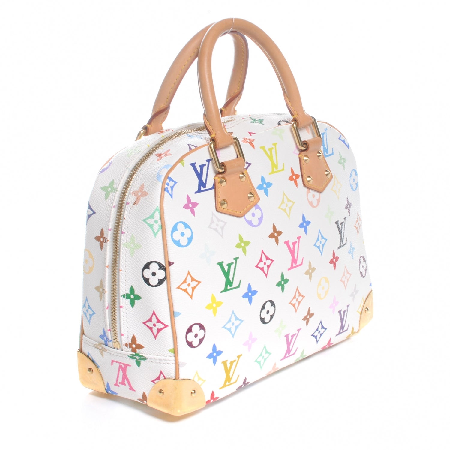 Louis Vuitton Monogram Multicolor Trouville White 3 of 7
