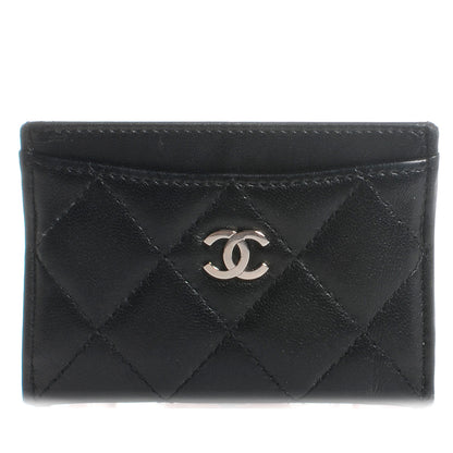 Chanel Lambskin Quilted Card Holder Black 1 of 9