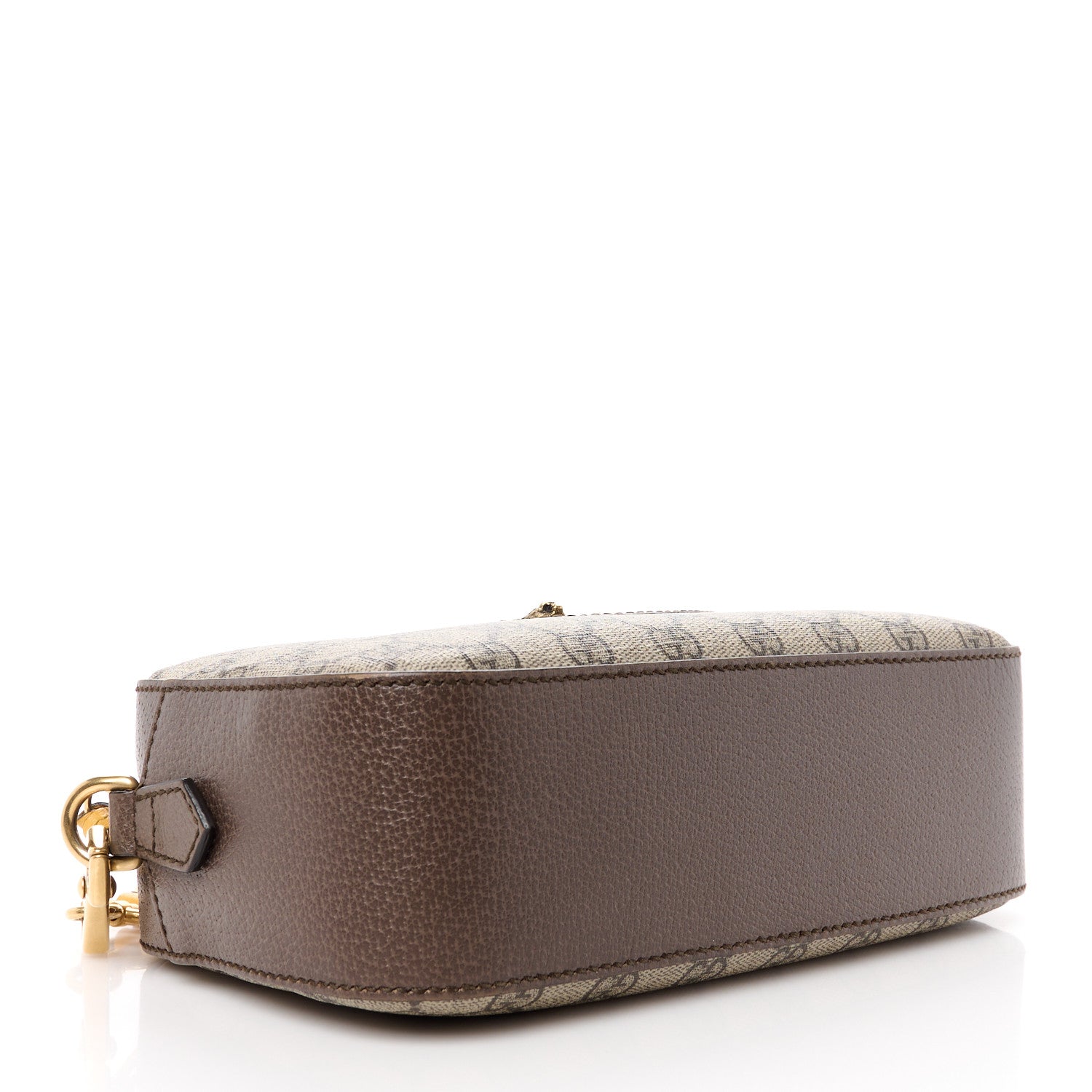 Gucci GG Supreme Monogram Web Neo Vintage Shoulder Bag Beige New Acero Crop 4 of 11