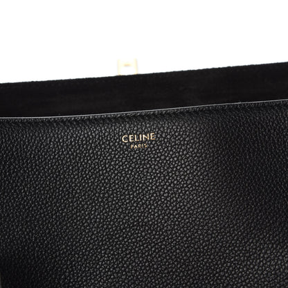 Celine Supple Grained Calfskin Medium Soft 16 Bag Black 8 of 9