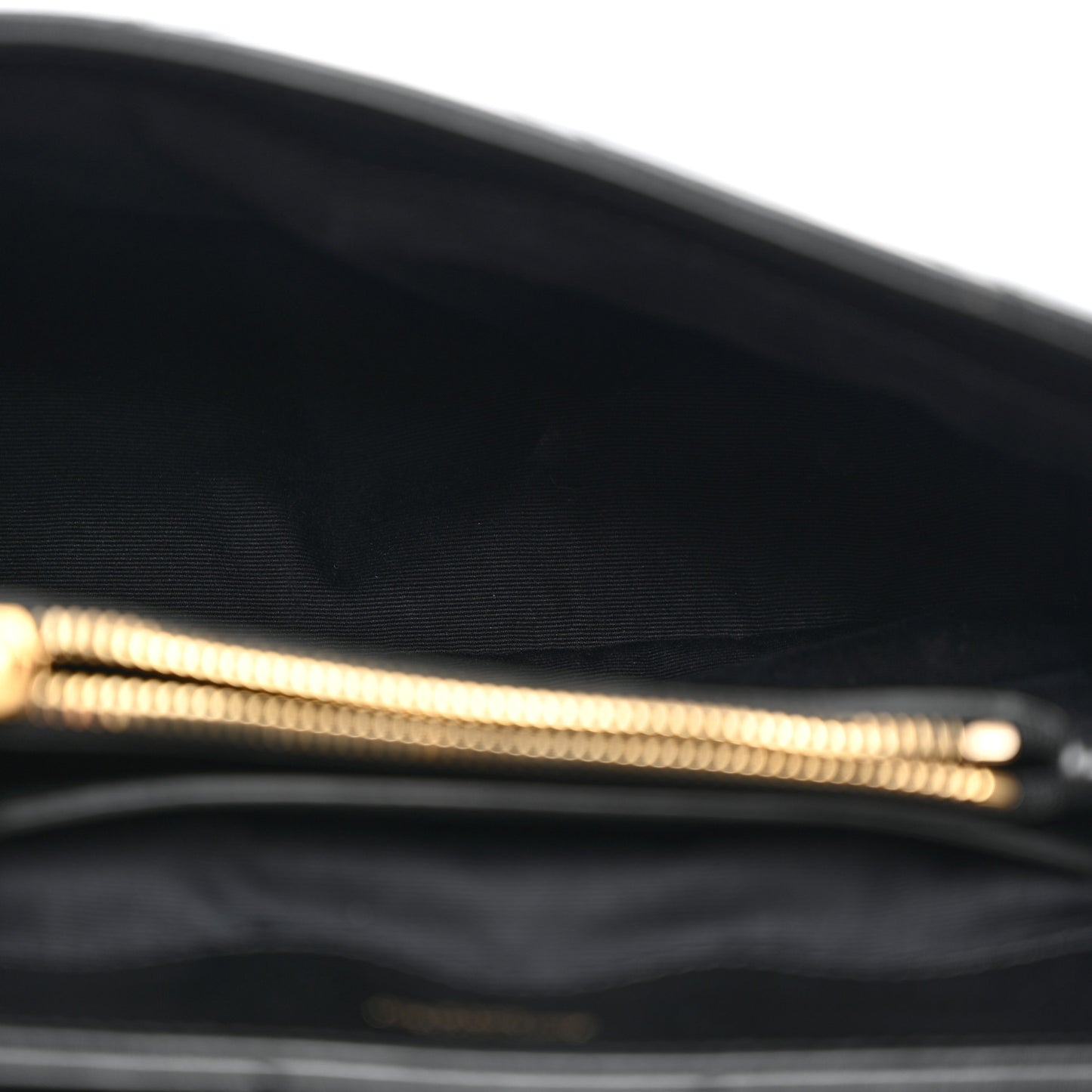 Calfskin Y Quilted Monogram Small Loulou Chain Satchel Black