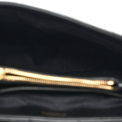 Saint Laurent Calfskin Y Quilted Monogram Small Loulou Chain Satchel Black 5 of 10