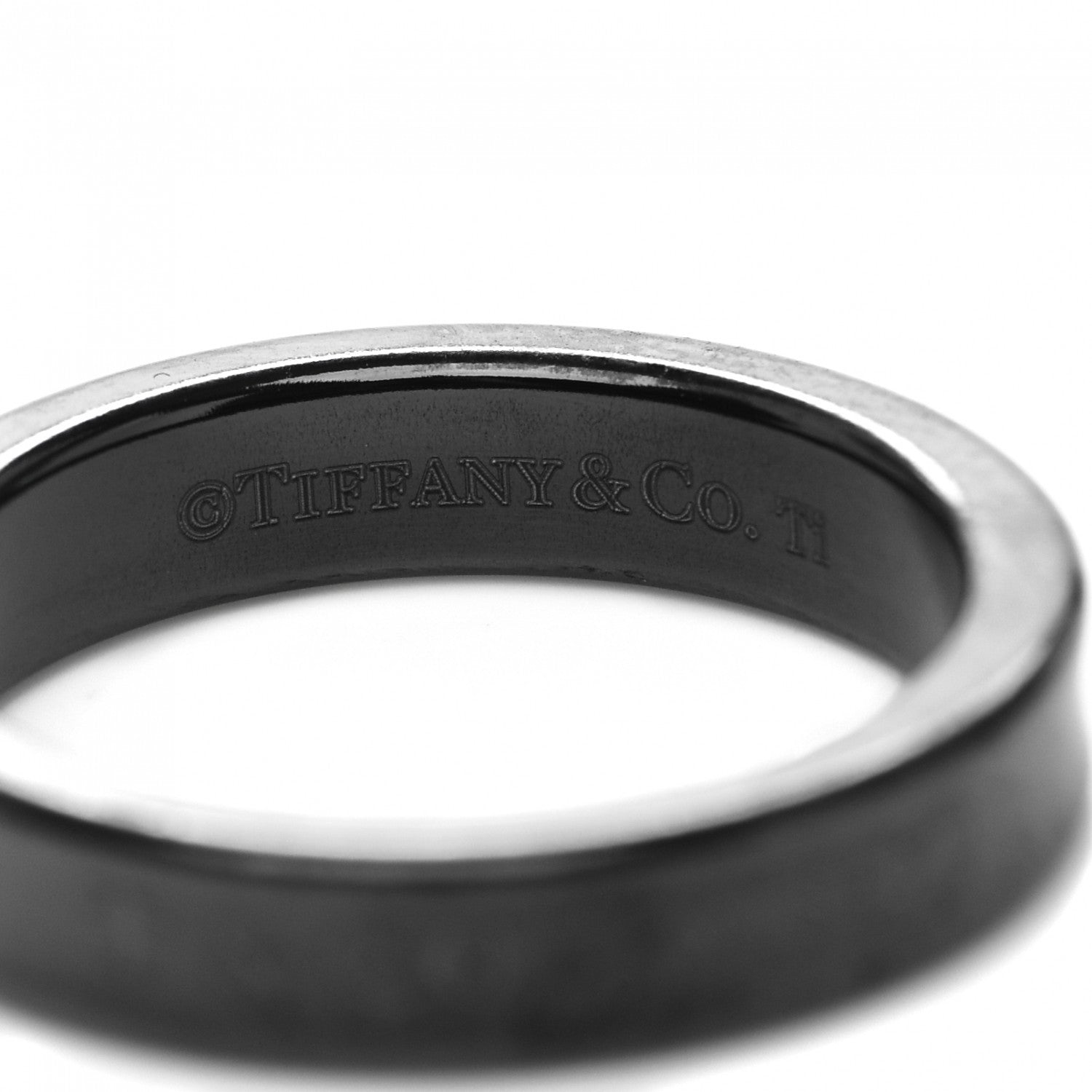 Tiffany Titanium 4mm Narrow 1837 Ring 52 6 4 of 5