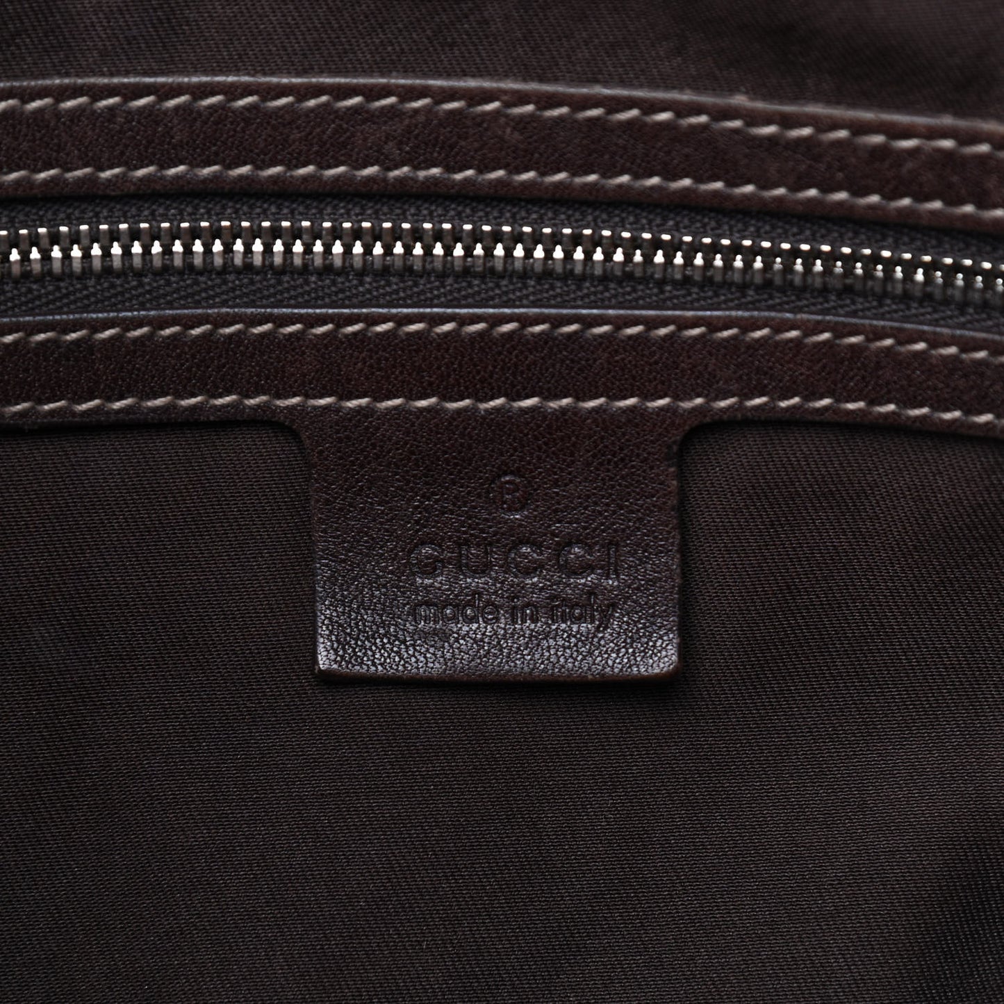 Monogram Web Studded Pelham Shoulder Bag Dark Brown