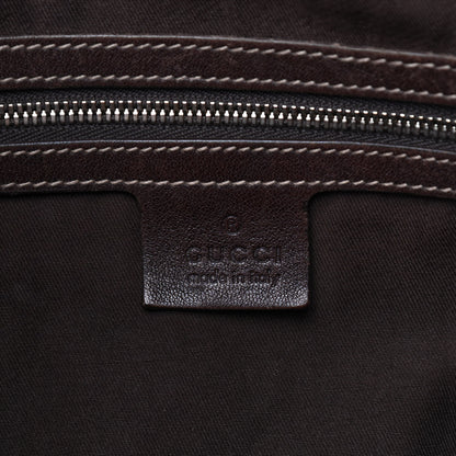 Gucci Monogram Web Studded Pelham Shoulder Bag Dark Brown 6 of 18