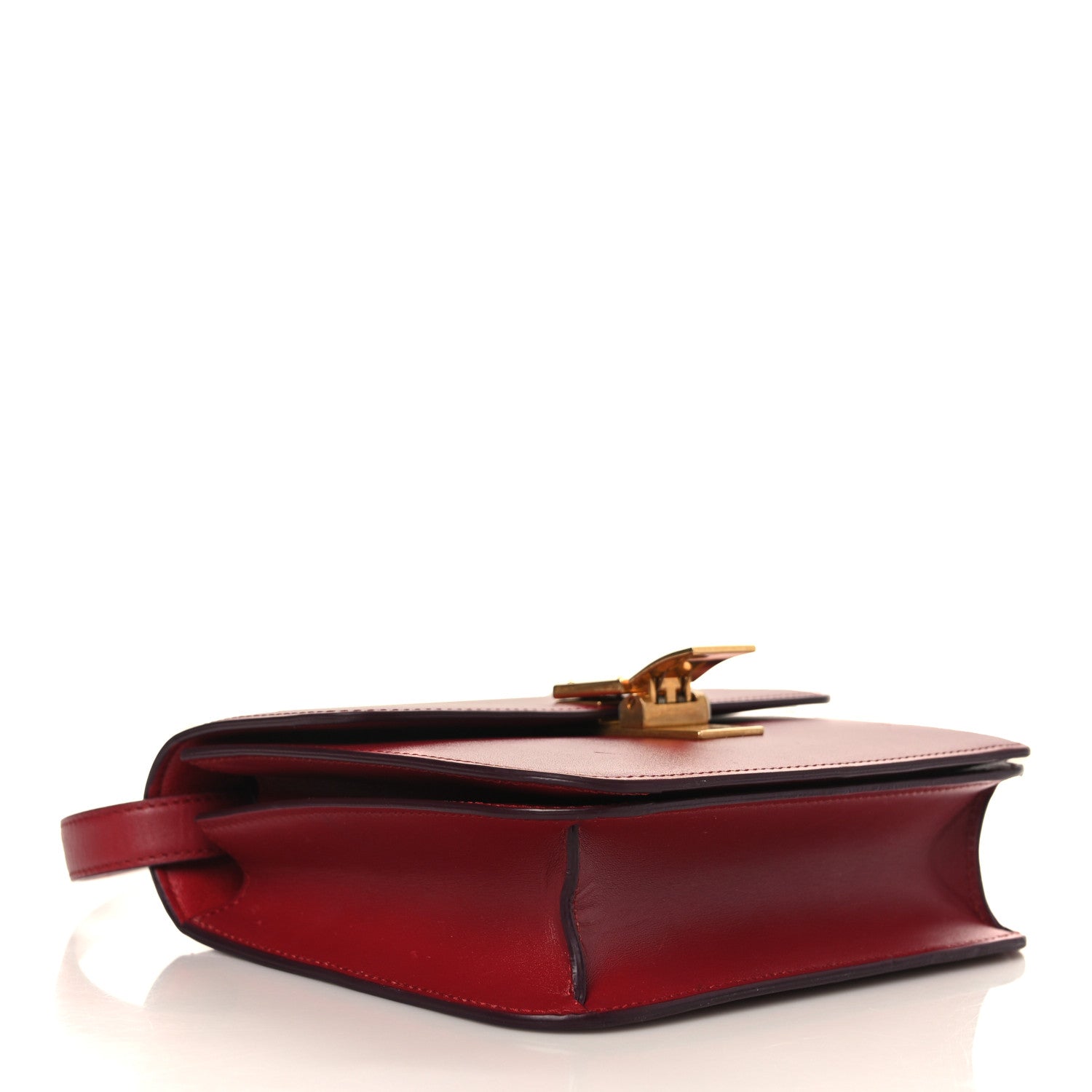 Celine Box Calfskin Teen Classic Box Flap Bag Red 3 of 11