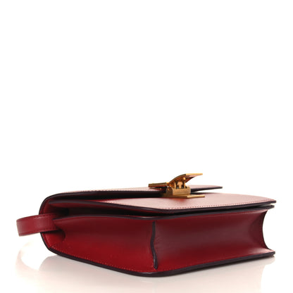 Celine Box Calfskin Teen Classic Box Flap Bag Red 3 of 11