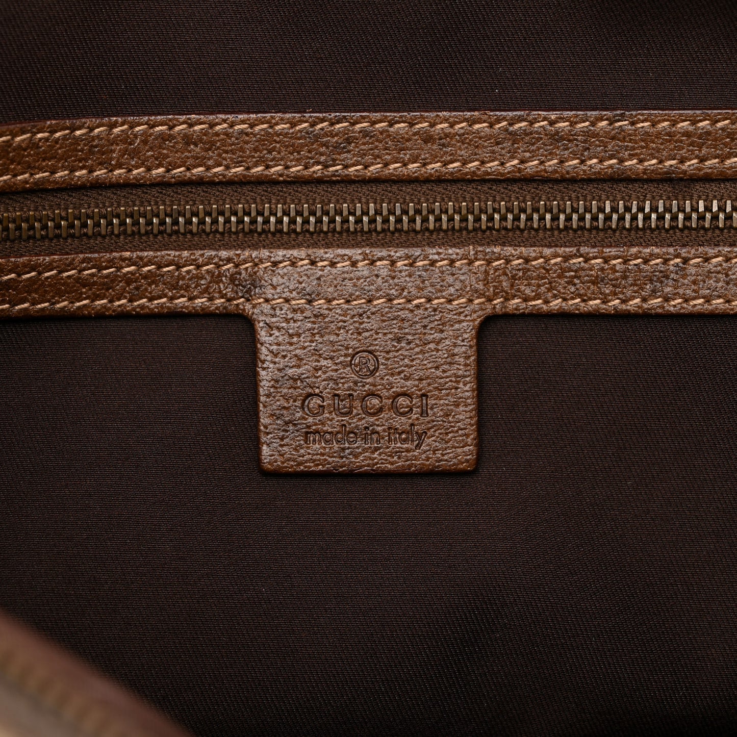 Monogram Pelham Studded Shoulder Bag Brown