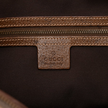Gucci Monogram Pelham Studded Shoulder Bag Brown 6 of 13