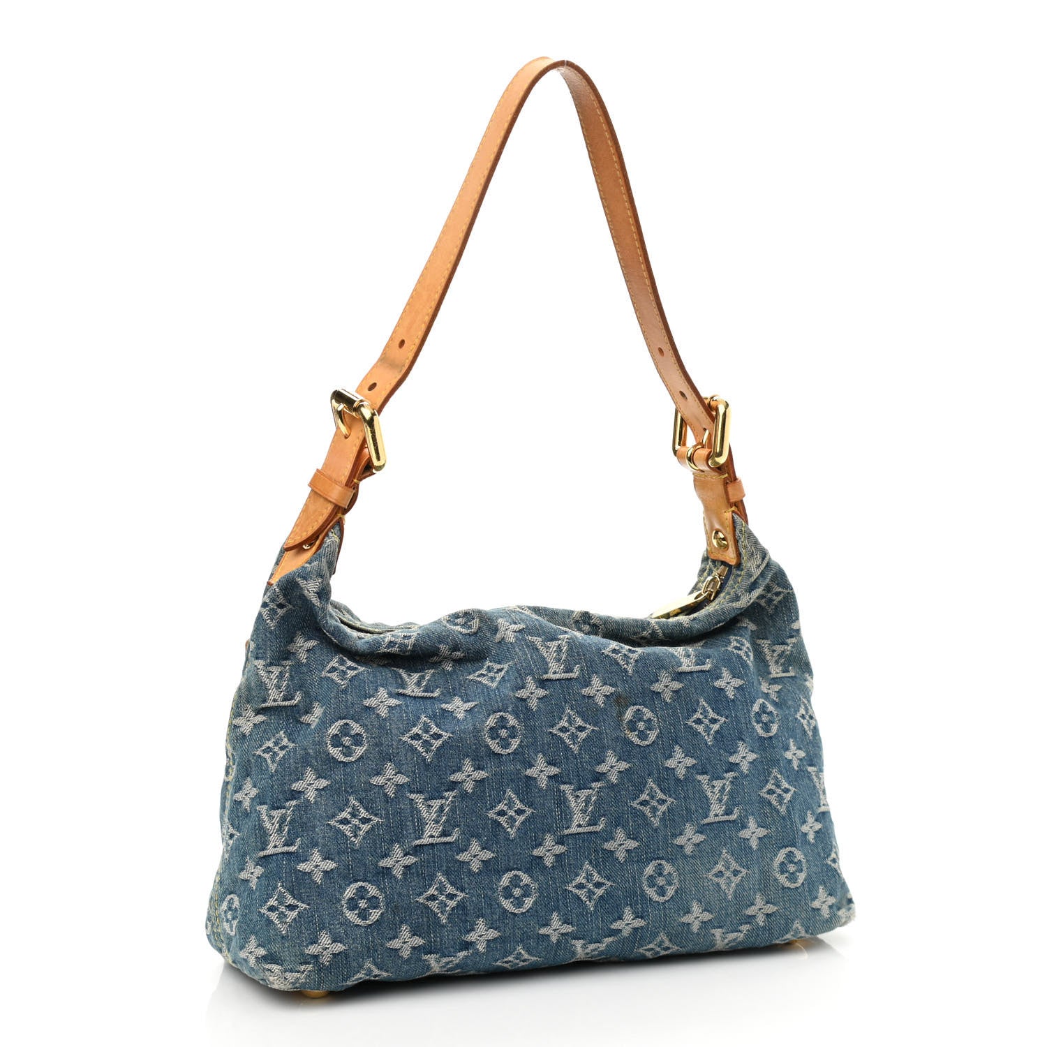Louis Vuitton Monogram Denim Baggy PM Blue 3 of 13