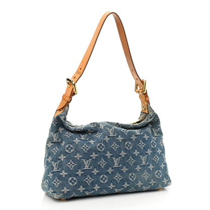 Louis Vuitton Monogram Denim Baggy PM Blue 3 of 13