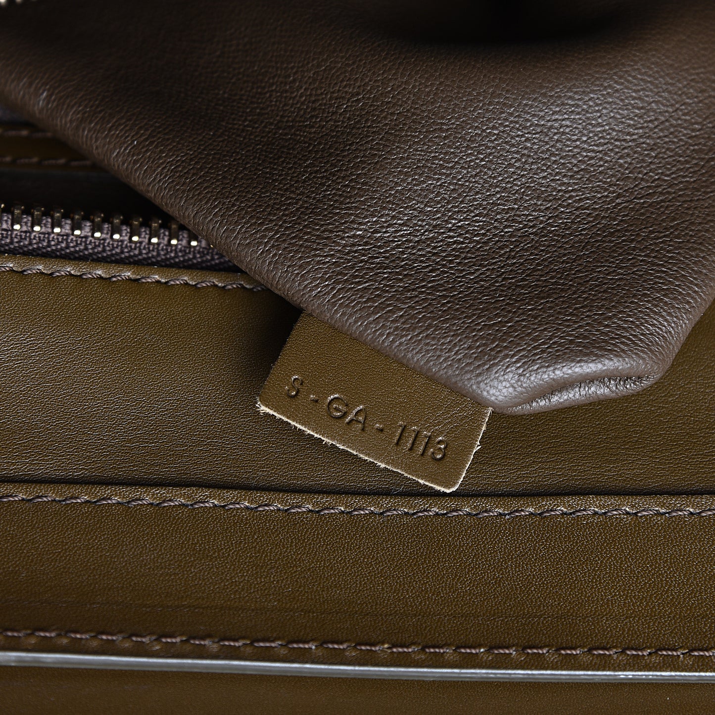 Textured Calfskin Suede Tri-color Mini Luggage Cream