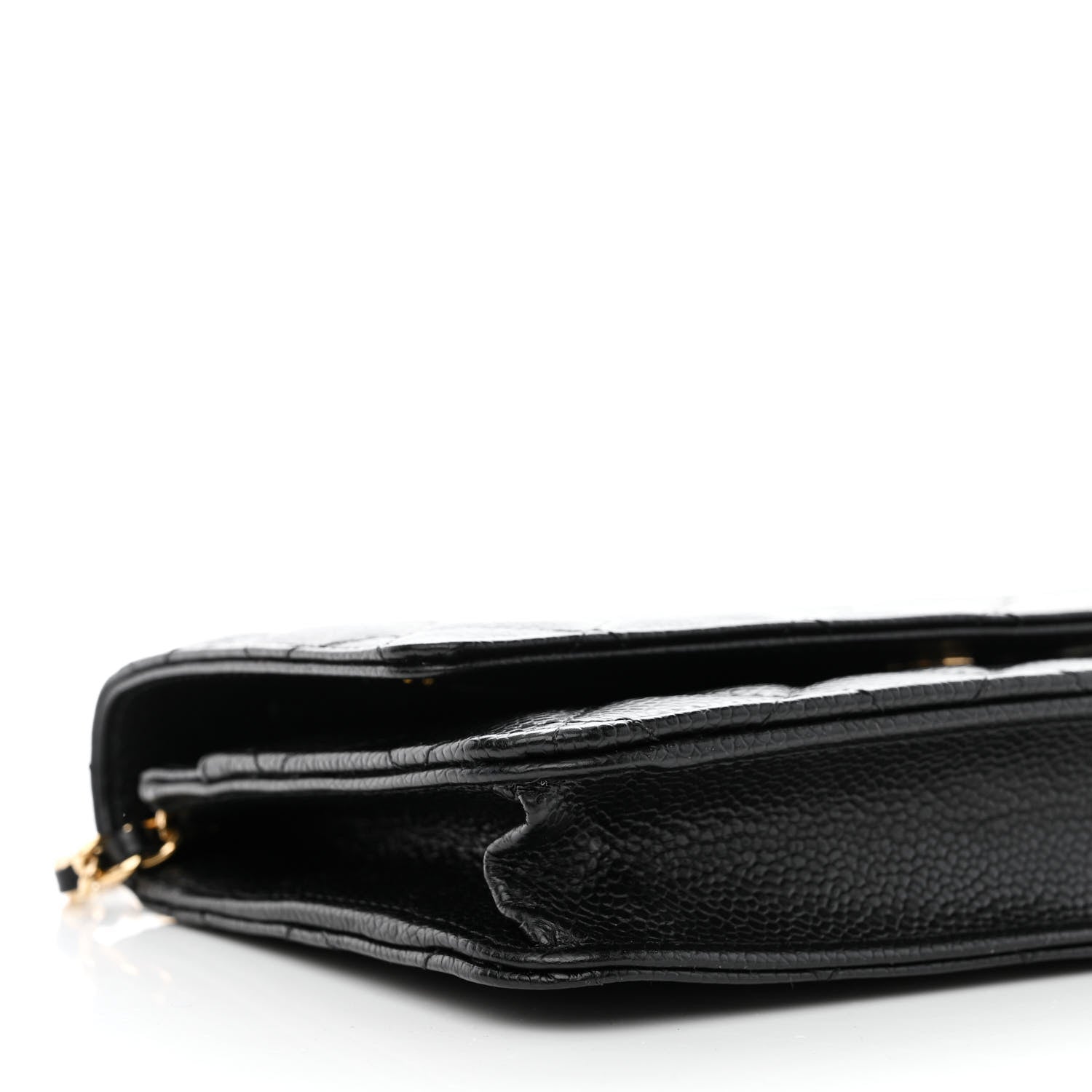Chanel Caviar Quilted Wallet On Chain WOC Black 10 of 12