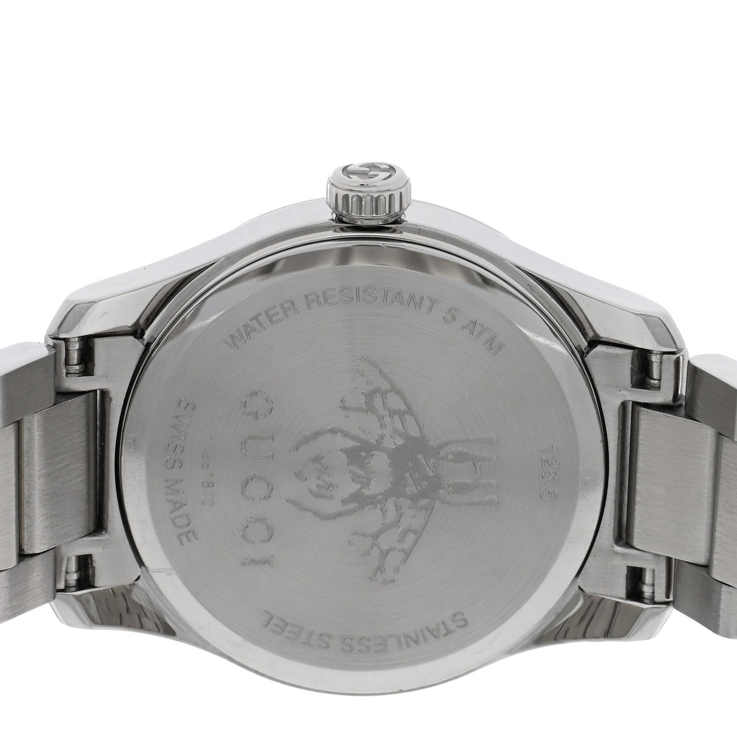 Gucci Stainless Steel 27mm G-Timeless Charm Quartz Watch 4 of 4