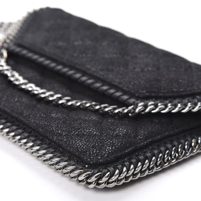 Stella McCartney Shaggy Deer Quilted Mini Falabella Crossbody Black 6 of 9