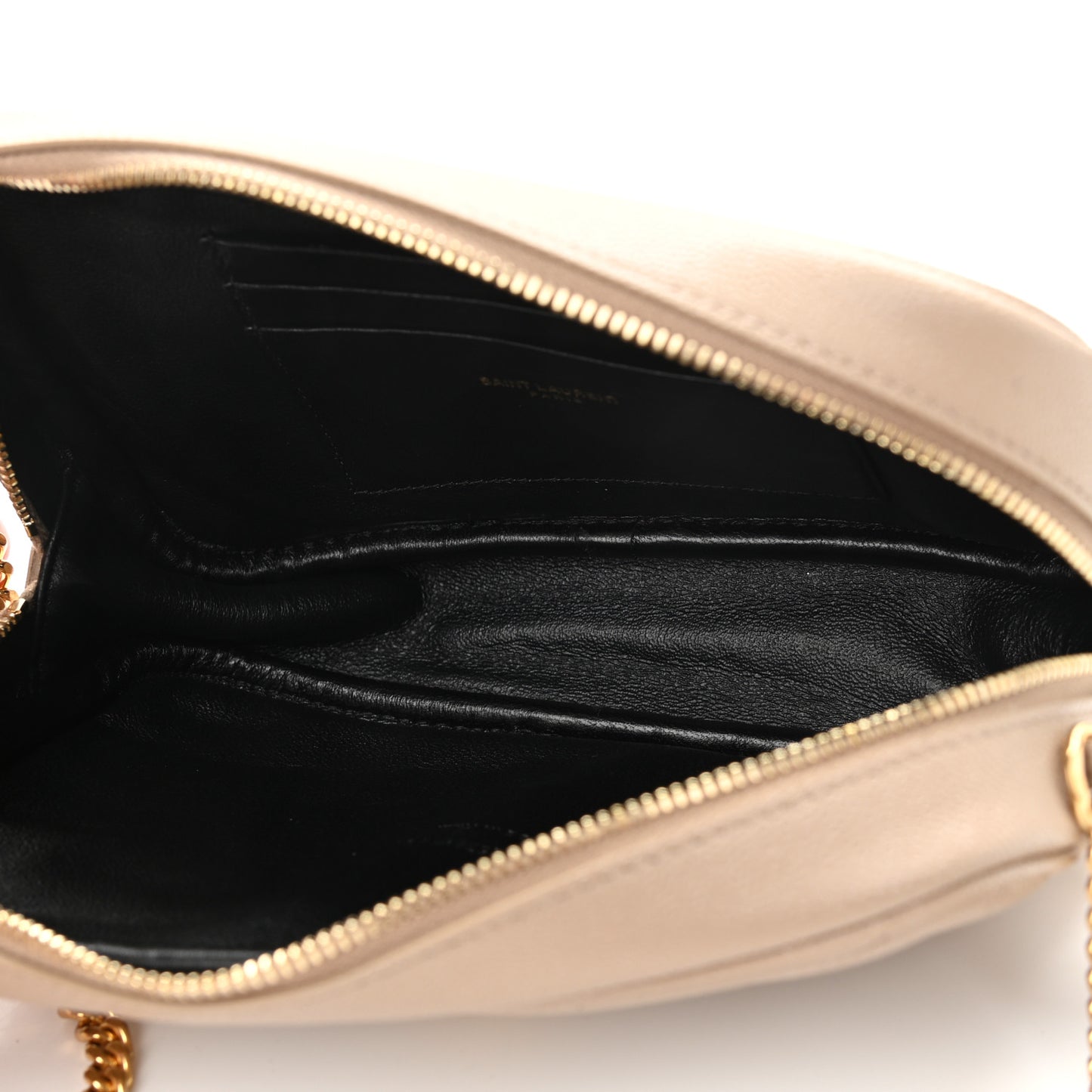 Grain De Poudre Matelasse Monogram Mini Lou Camera Bag Dark Beige