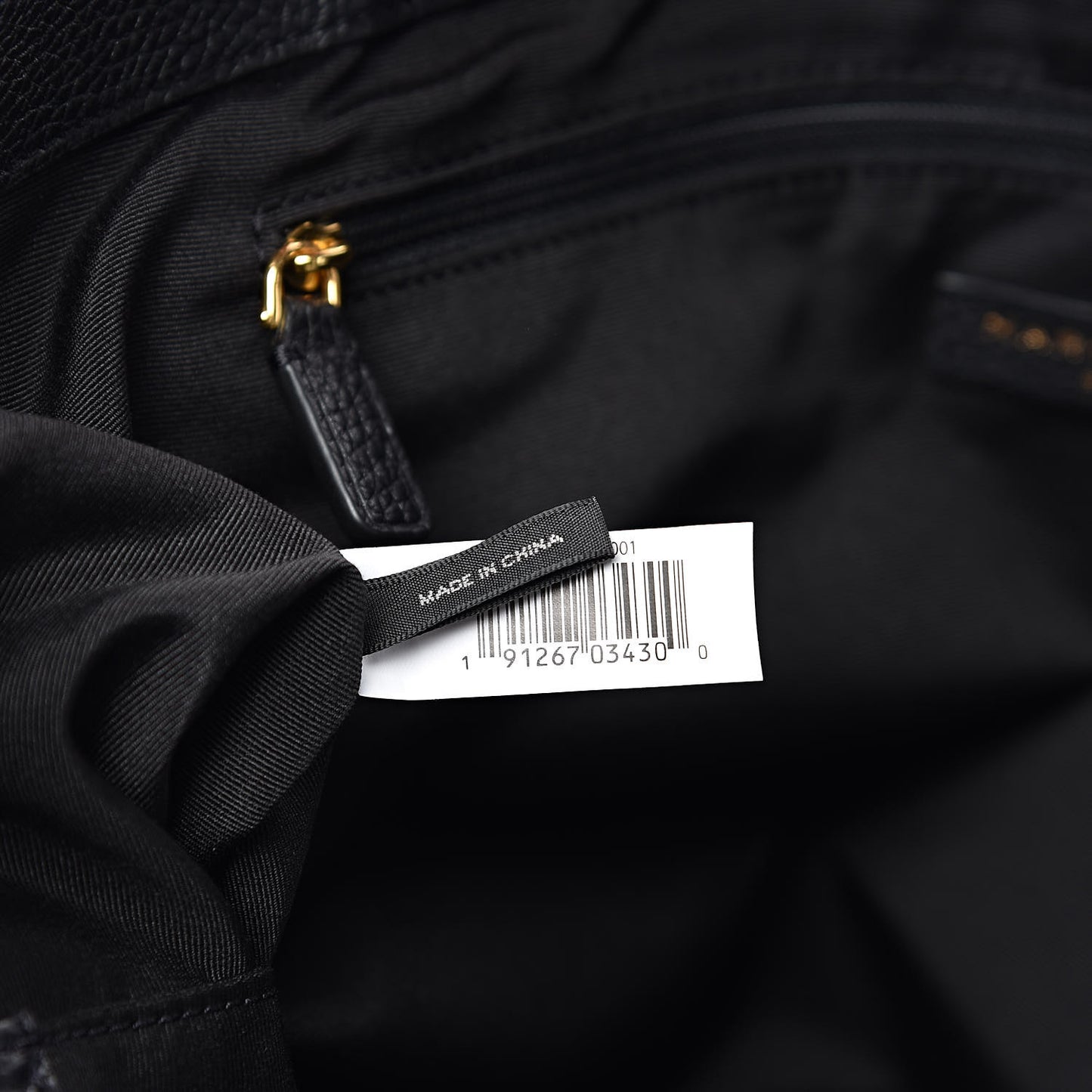 Pebbled Calfskin Shopping Tote Black