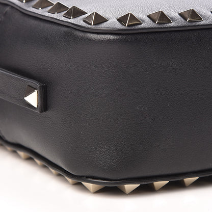 Valentino Garavani Calfskin Rockstud Camera Crossbody Bag Black 7 of 9