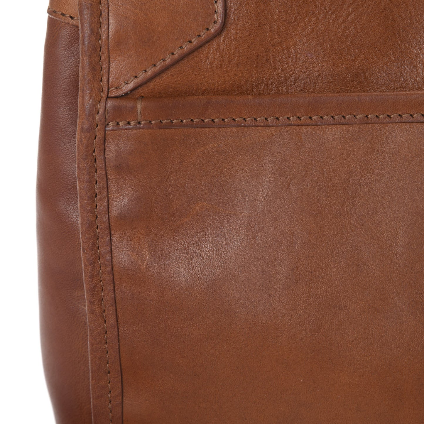 Calfskin Monogram Medium Niki Chain Satchel Cognac
