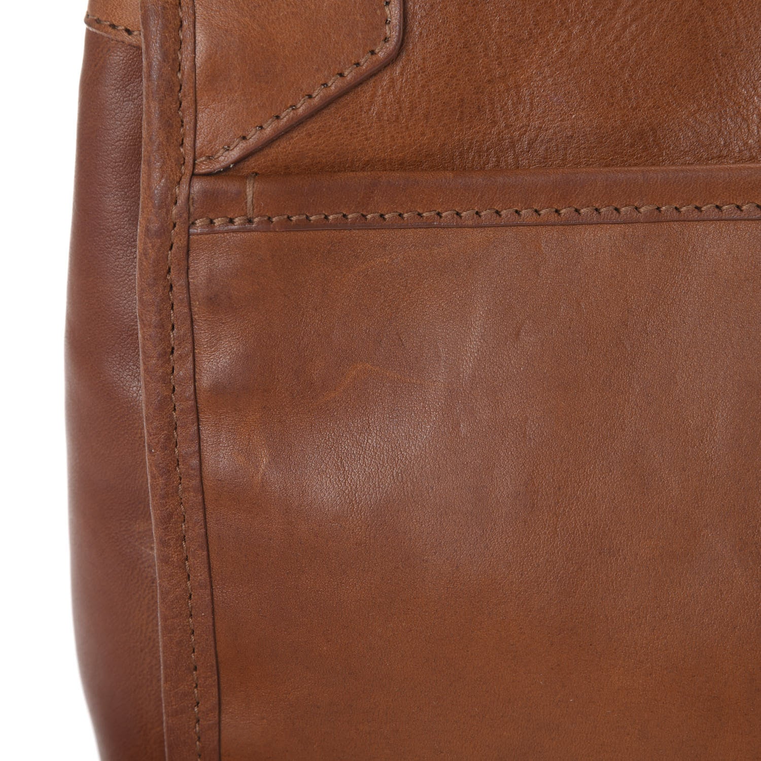 Saint Laurent Calfskin Monogram Medium Niki Chain Satchel Cognac 12 of 15