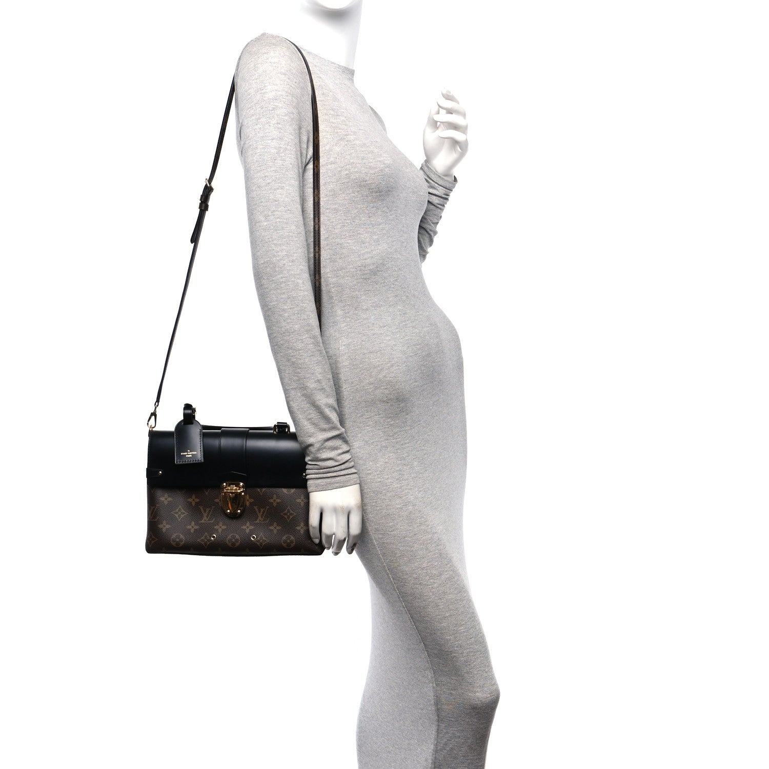Louis Vuitton Monogram One Handle Flap Bag MM 2 of 11