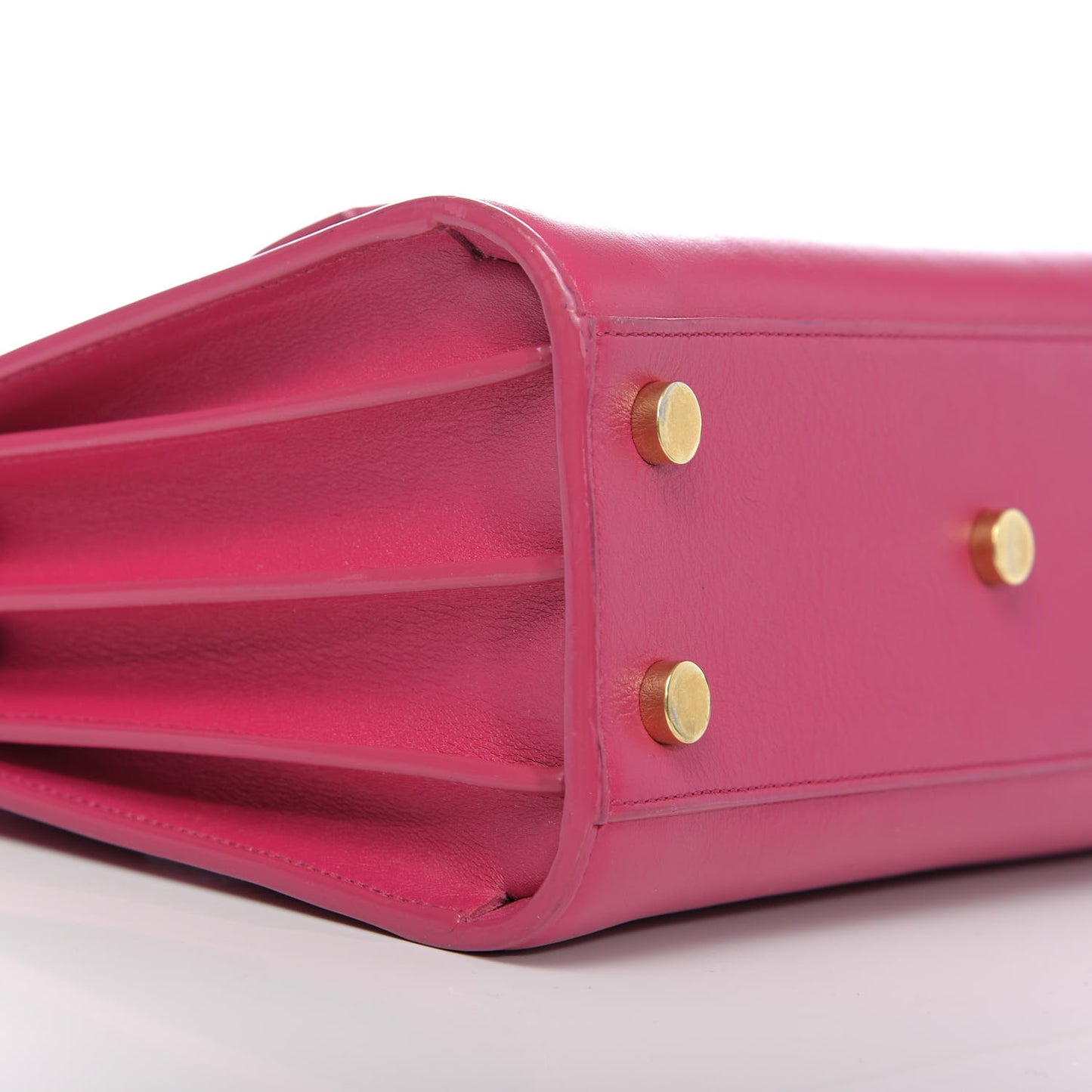 Calfskin Nano Sac De Jour Lipstick Fuchsia