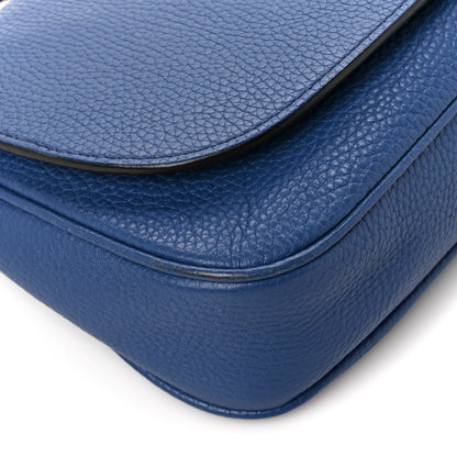 Gucci Pebbled Calfskin Medium Soho Flap Crossbody Caspian 11 of 12