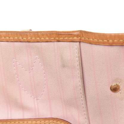 Louis Vuitton Damier Azur Neo Neverfull MM Rose Ballerine 14 of 20