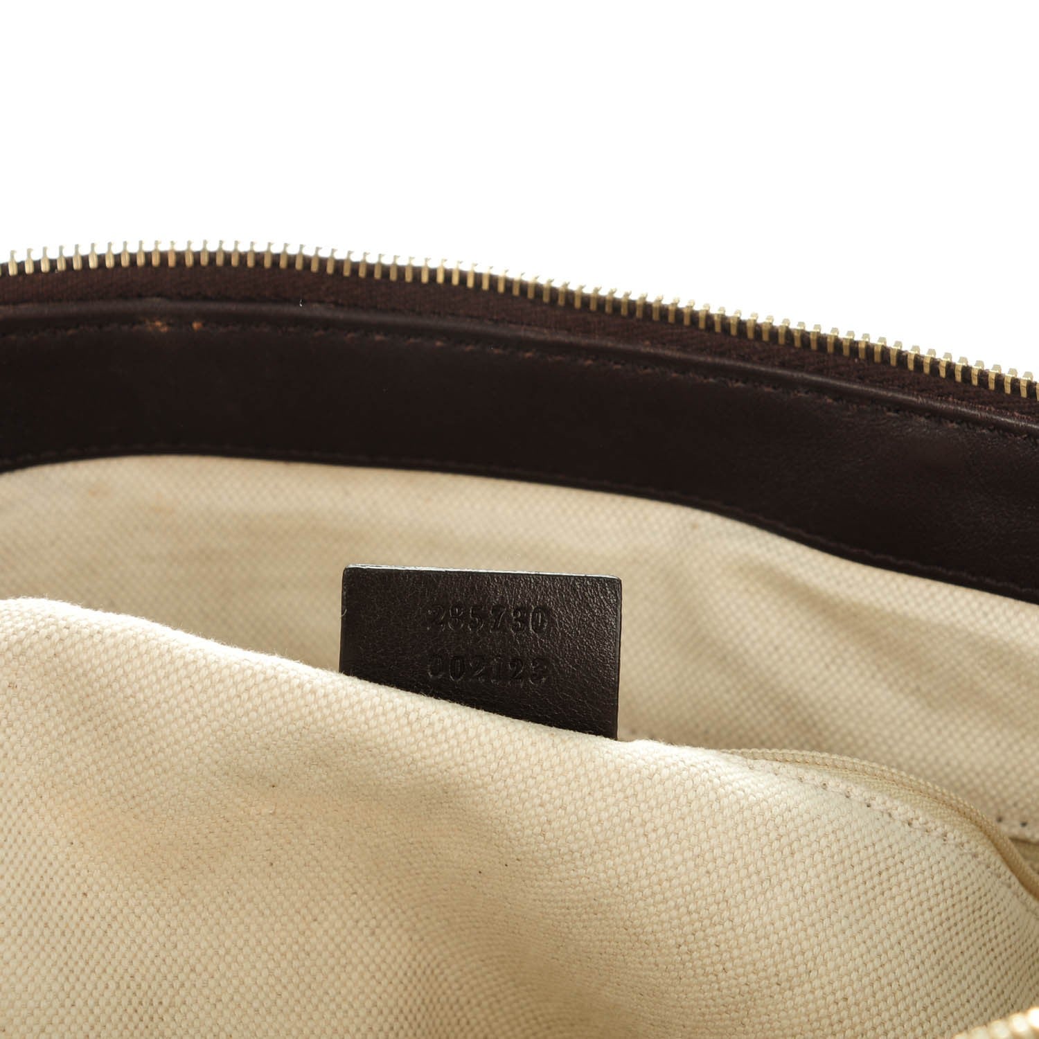 Gucci Guccissima Large Sukey Top Handle Bag Chocolate 7 of 7
