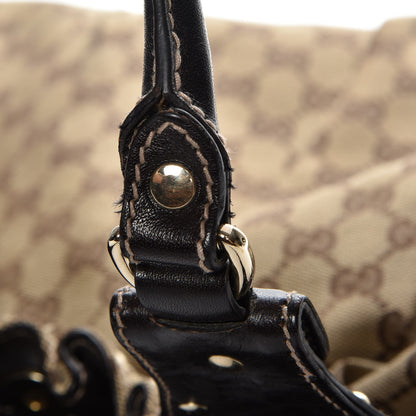 Gucci Monogram Studded Pelham Tote Dark Brown 11 of 11
