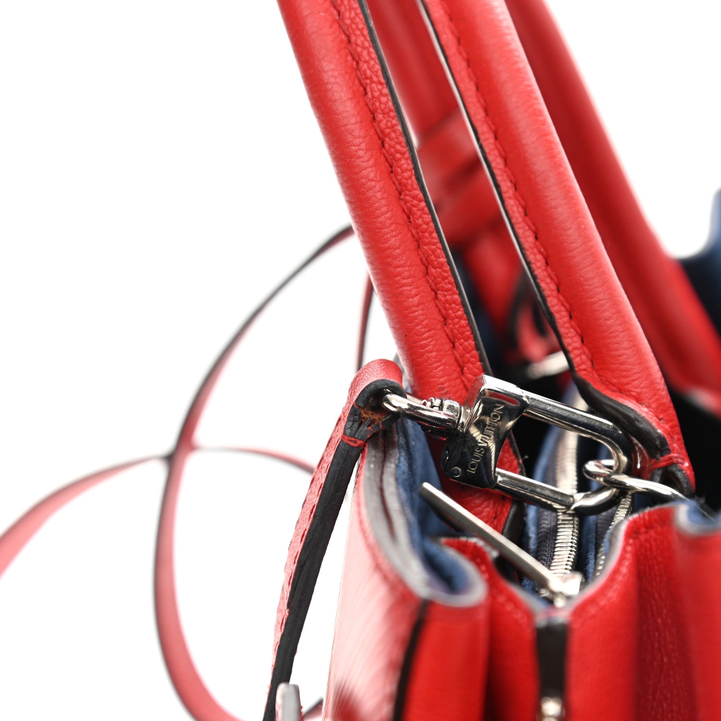 Epi Twist Tote Coquelicot