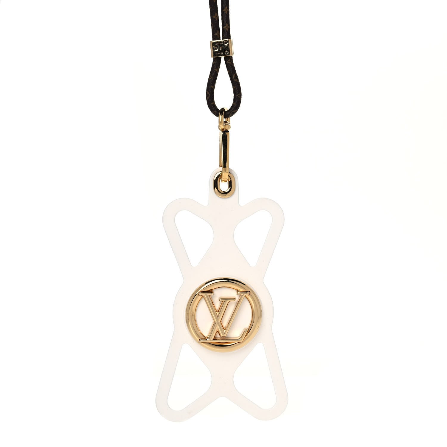 Louis Vuitton Monogram Silicone Louise Phone Holder White 4 of 6