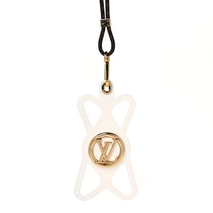 Louis Vuitton Monogram Silicone Louise Phone Holder White 4 of 6