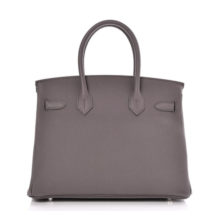 Hermes Togo Birkin 30 Etain 5 of 34