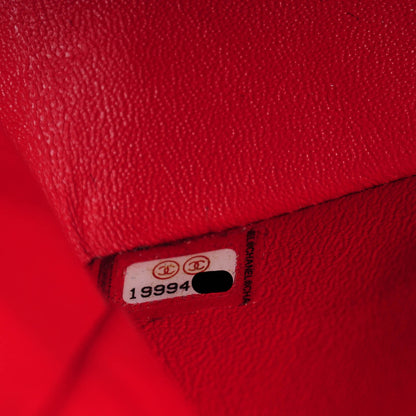 Chanel Lambskin Quilted Mini Rectangular Flap Red 8 of 8